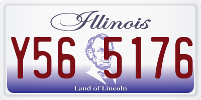 IL license plate Y565176
