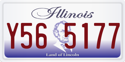 IL license plate Y565177