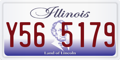 IL license plate Y565179
