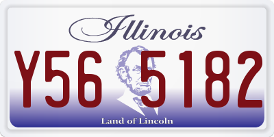 IL license plate Y565182