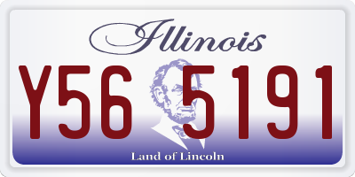 IL license plate Y565191