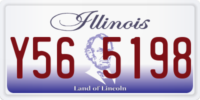 IL license plate Y565198