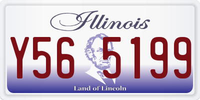 IL license plate Y565199