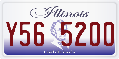 IL license plate Y565200