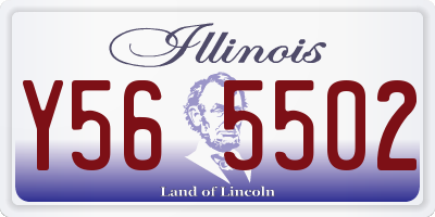 IL license plate Y565502