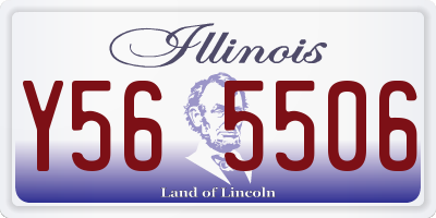 IL license plate Y565506
