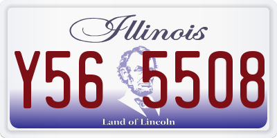 IL license plate Y565508