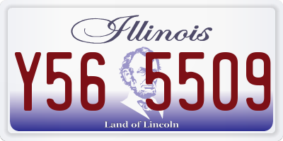 IL license plate Y565509