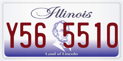 IL license plate Y565510