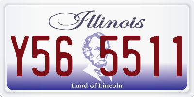 IL license plate Y565511