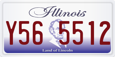 IL license plate Y565512