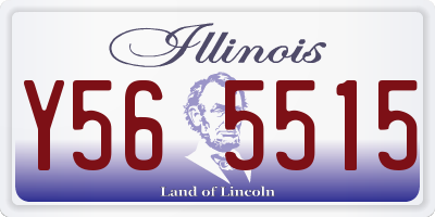 IL license plate Y565515