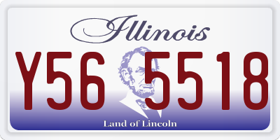 IL license plate Y565518