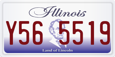 IL license plate Y565519