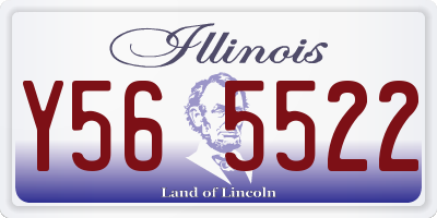 IL license plate Y565522