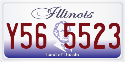 IL license plate Y565523