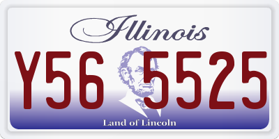IL license plate Y565525