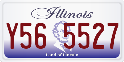 IL license plate Y565527