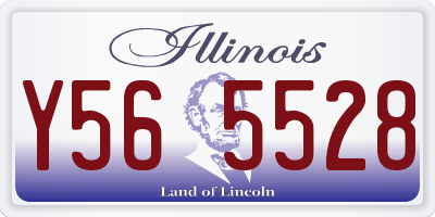 IL license plate Y565528