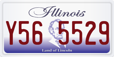 IL license plate Y565529