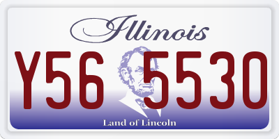 IL license plate Y565530