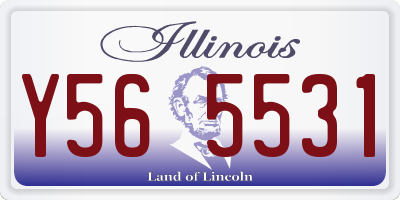 IL license plate Y565531