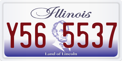 IL license plate Y565537
