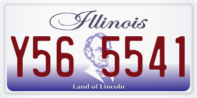 IL license plate Y565541