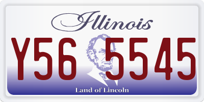 IL license plate Y565545
