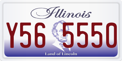 IL license plate Y565550