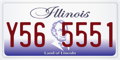 IL license plate Y565551