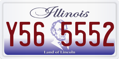 IL license plate Y565552