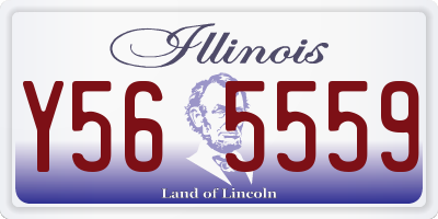 IL license plate Y565559