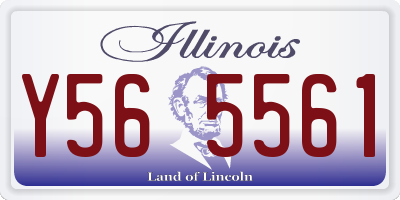 IL license plate Y565561
