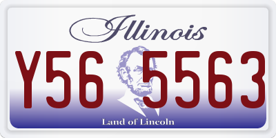 IL license plate Y565563