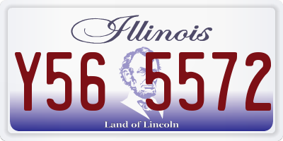 IL license plate Y565572