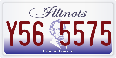 IL license plate Y565575