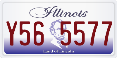 IL license plate Y565577