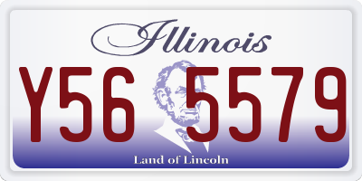 IL license plate Y565579