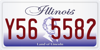 IL license plate Y565582