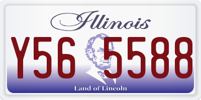 IL license plate Y565588