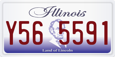 IL license plate Y565591