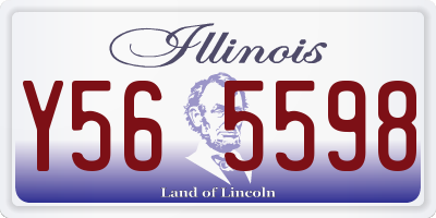 IL license plate Y565598