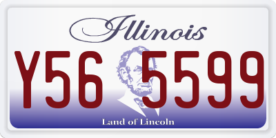 IL license plate Y565599