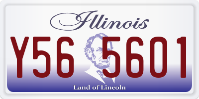 IL license plate Y565601