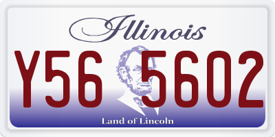 IL license plate Y565602