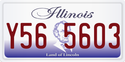 IL license plate Y565603
