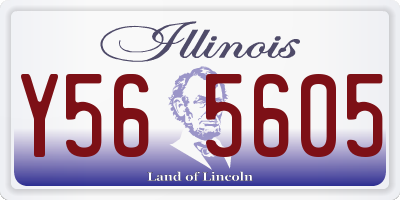 IL license plate Y565605