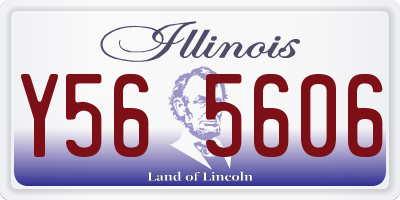 IL license plate Y565606