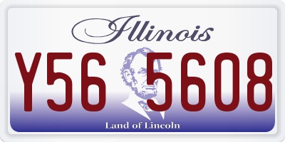IL license plate Y565608